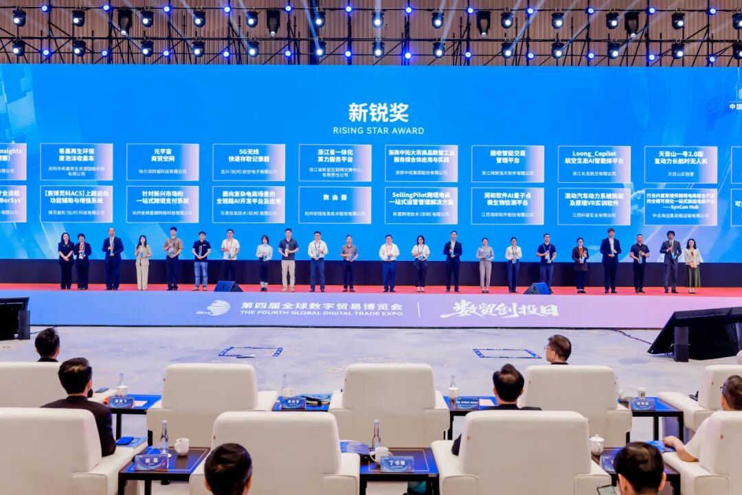 【数智赋能拓全球】凯时k8荣获第四届全球数字贸易博览会先锋奖（DT奖）